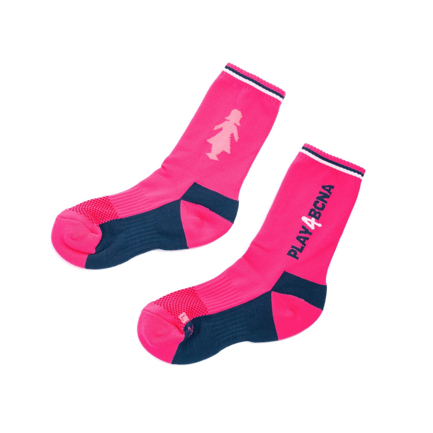 PLAY4BCNA 2025 edition crew socks | BCNA Pink Sports Day