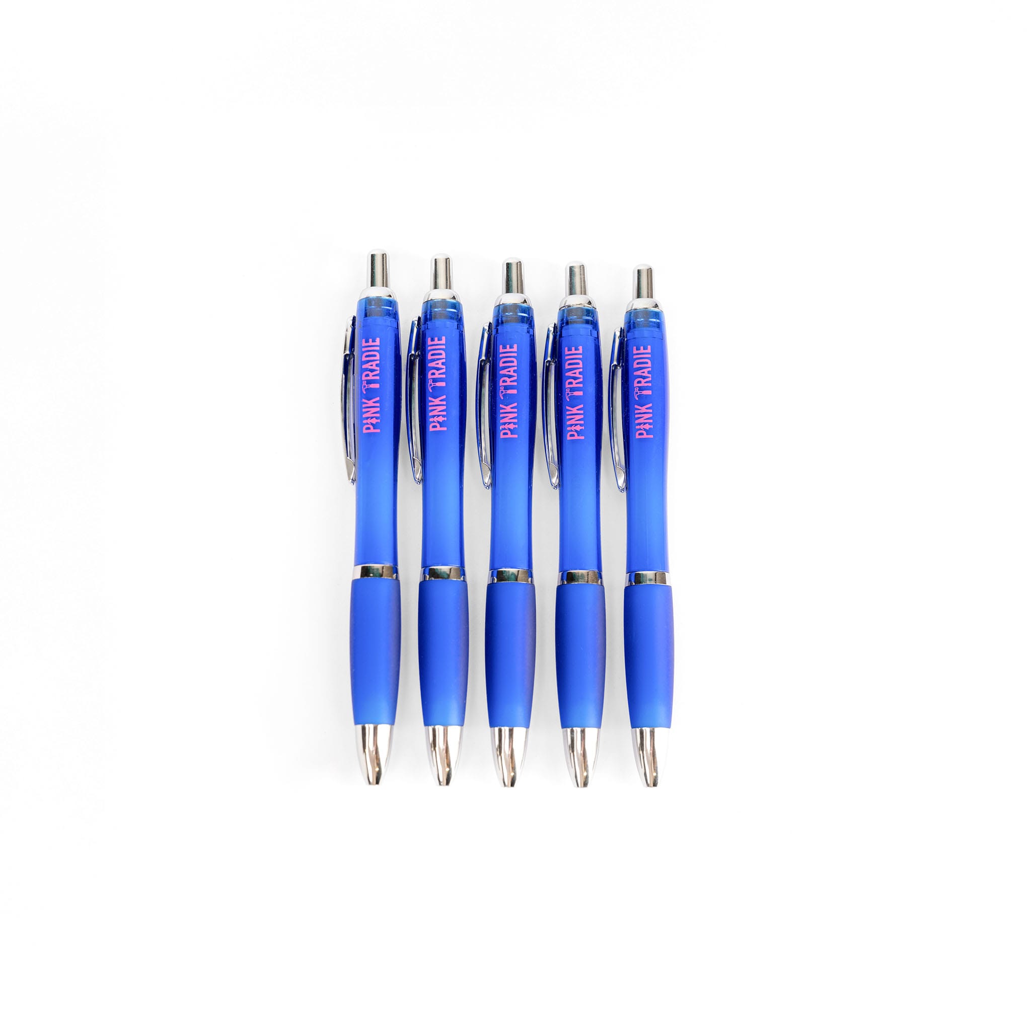 Pink Tradie pen - pack of 5 | BCNA Pink Sports Day