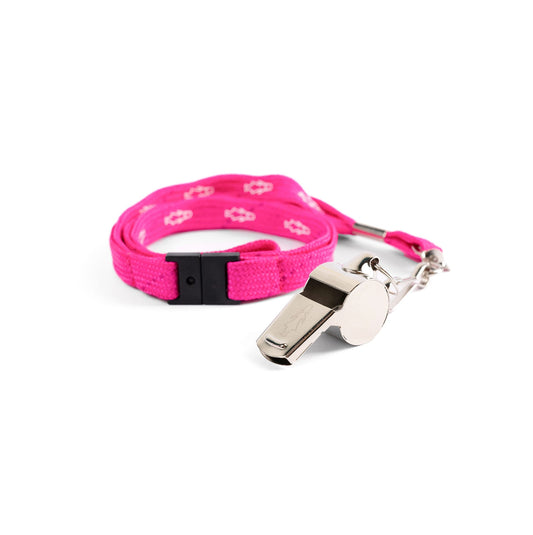 Whistle and lanyard | BCNA Pink Sports Day