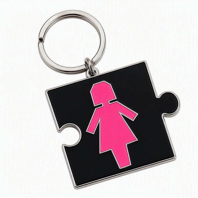 Black Bianca keyring